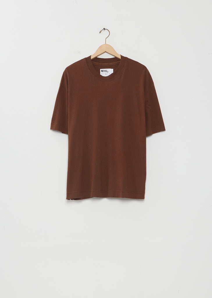 Organic Cotton Linen Jersey Simple T-Shirt
