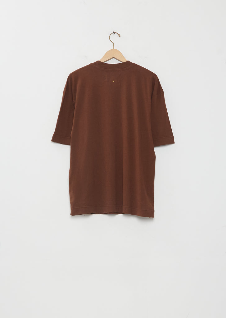 Organic Cotton Linen Jersey Simple T-Shirt