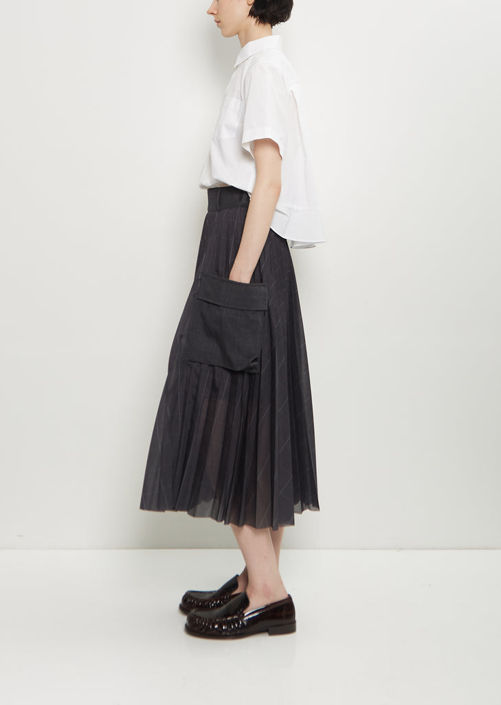Voile Glen Check Skirt