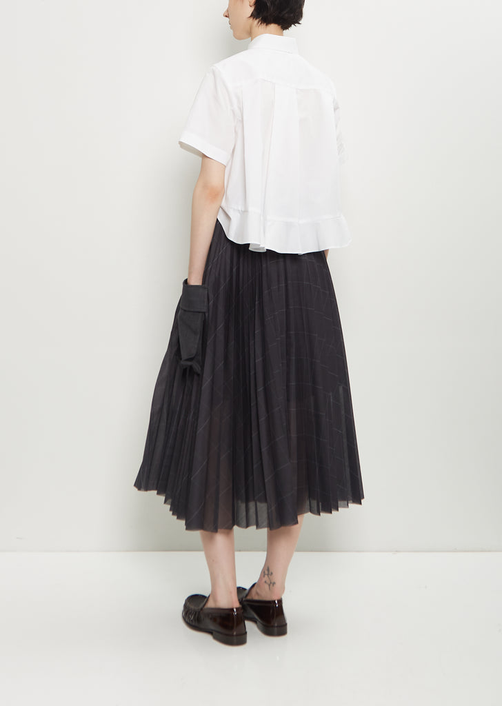 Voile Glen Check Skirt