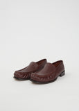 Embossed Round Loafer