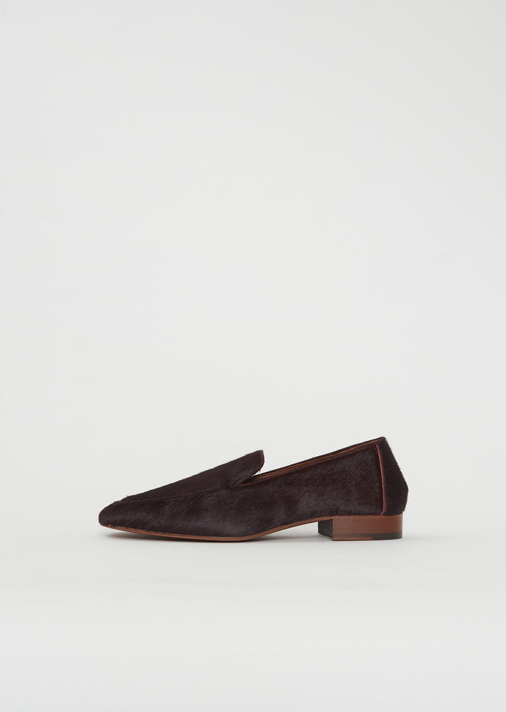 Heeled Hair Loafer