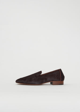 Heeled Hair Loafer