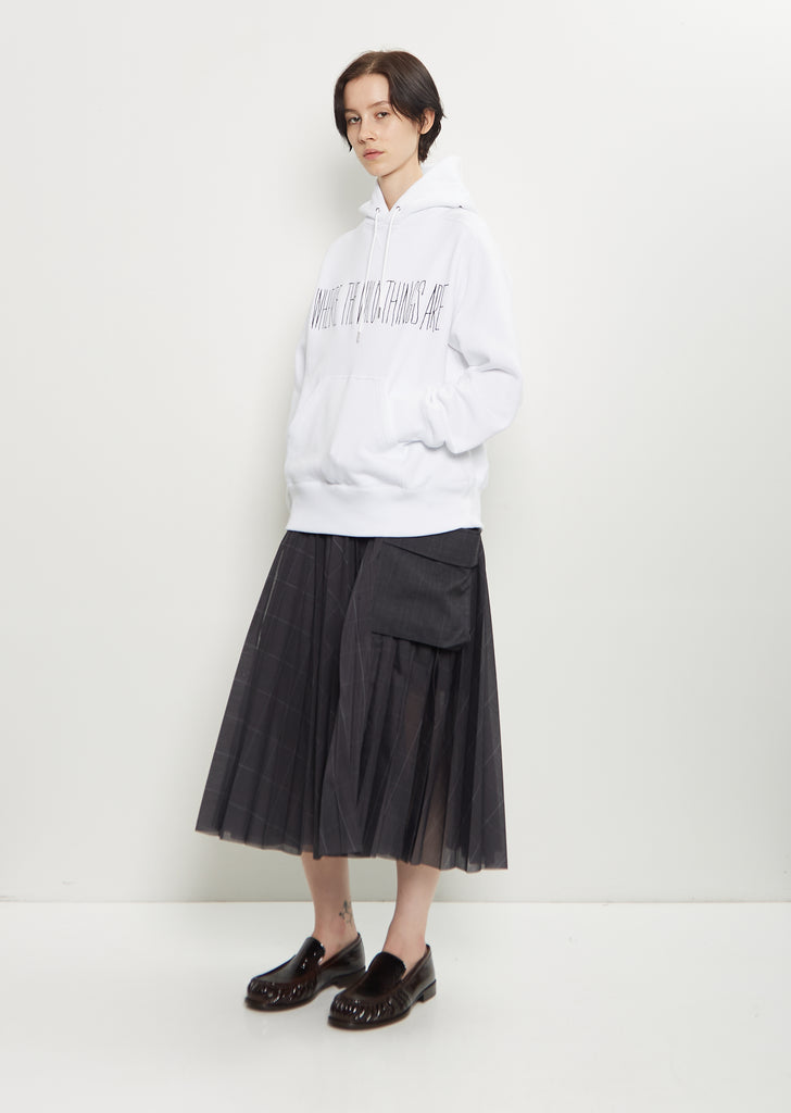 Embroiedered Cotton Hoodie