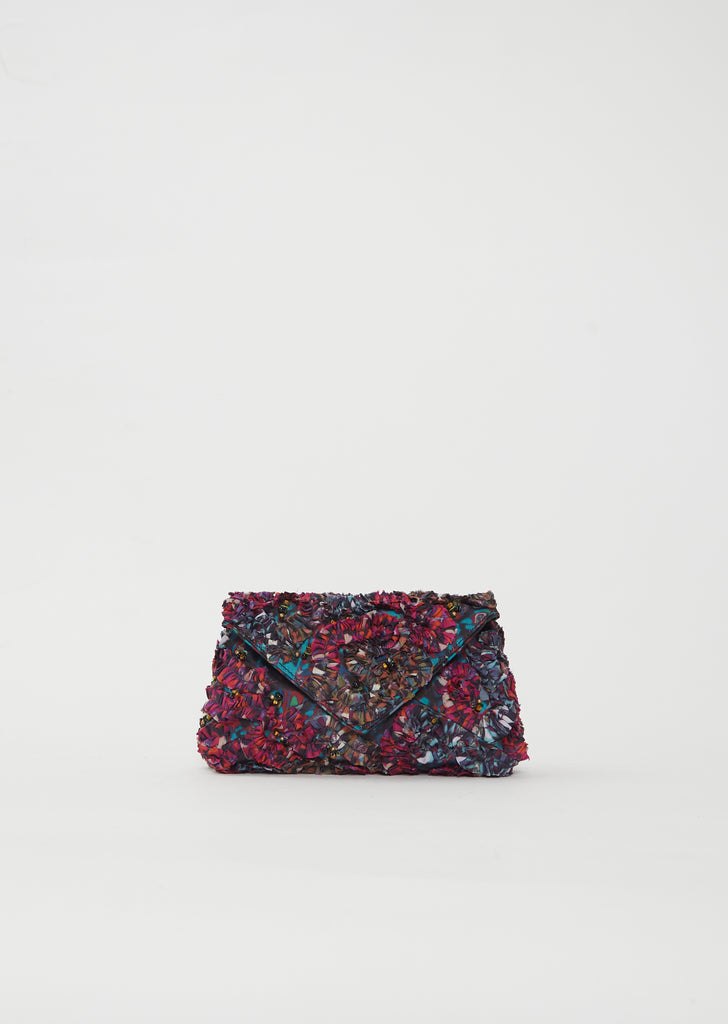 Blossom Embellished Clutch Bag