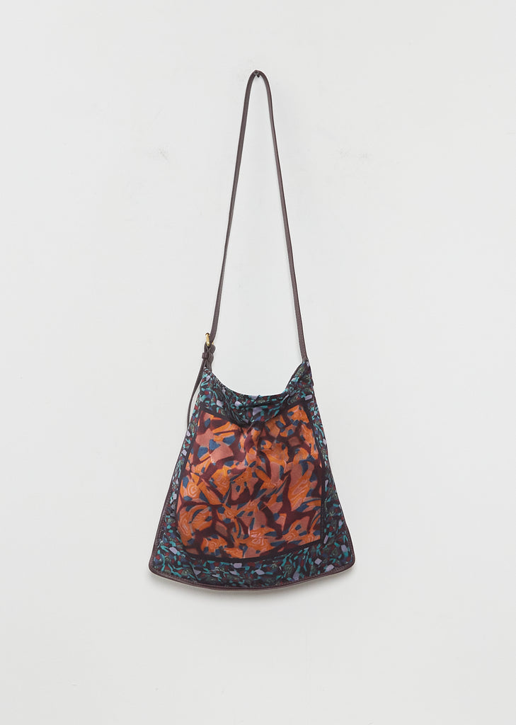 Scarf Bag, Small — Brown