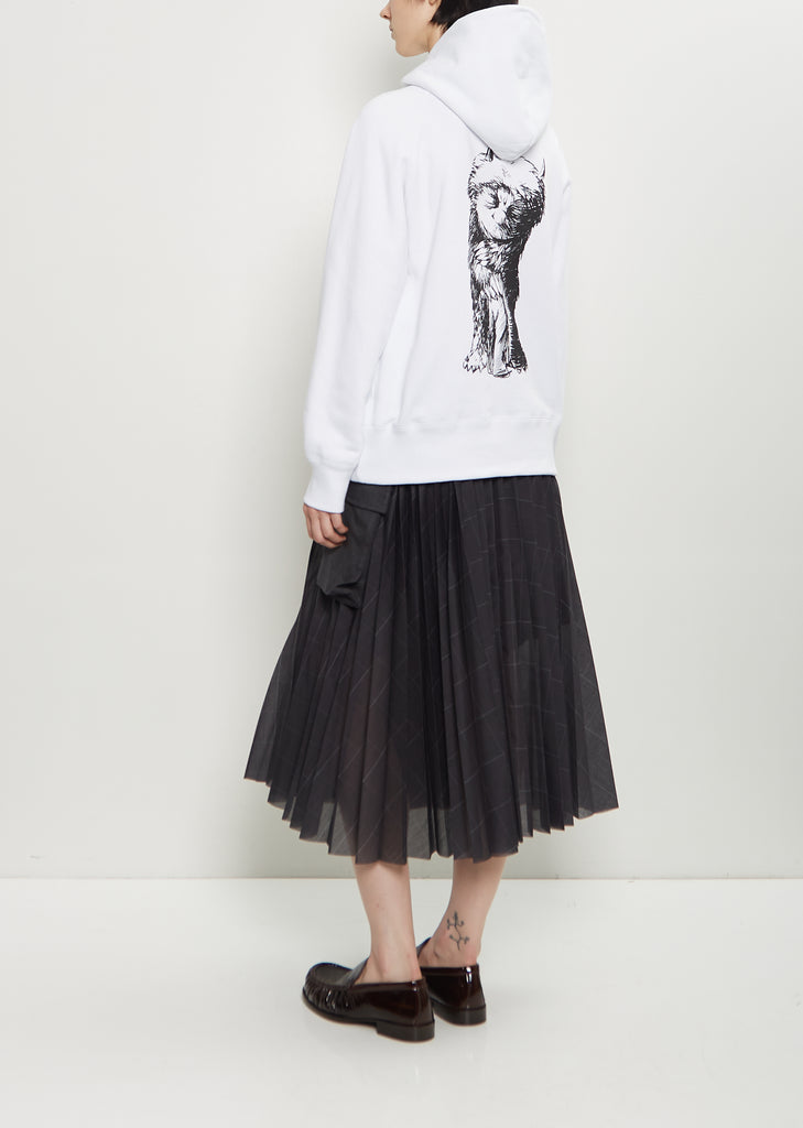 Embroiedered Cotton Hoodie