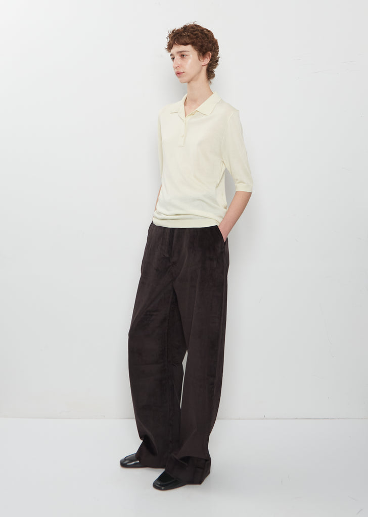 Short Sleeve Polo — Butter