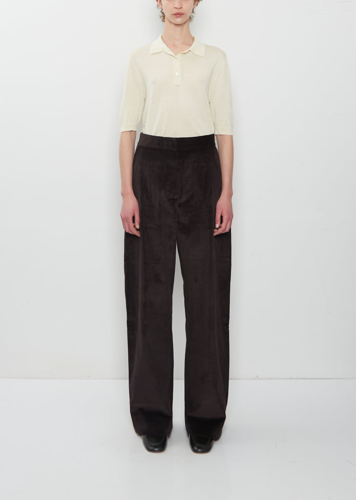 Relaxed Curved Leg Pant