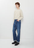 Textured Argyle Sweater — Natural