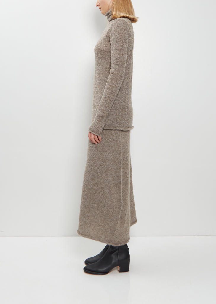 Funnel Neck Alpaca Sweater