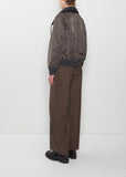 Nylon Twill x Wool Melton Blouson