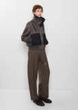 Nylon Twill x Wool Melton Blouson