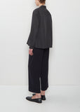 Compact Cotton Poplin Swing Shirt