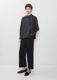 Compact Cotton Poplin Swing Shirt