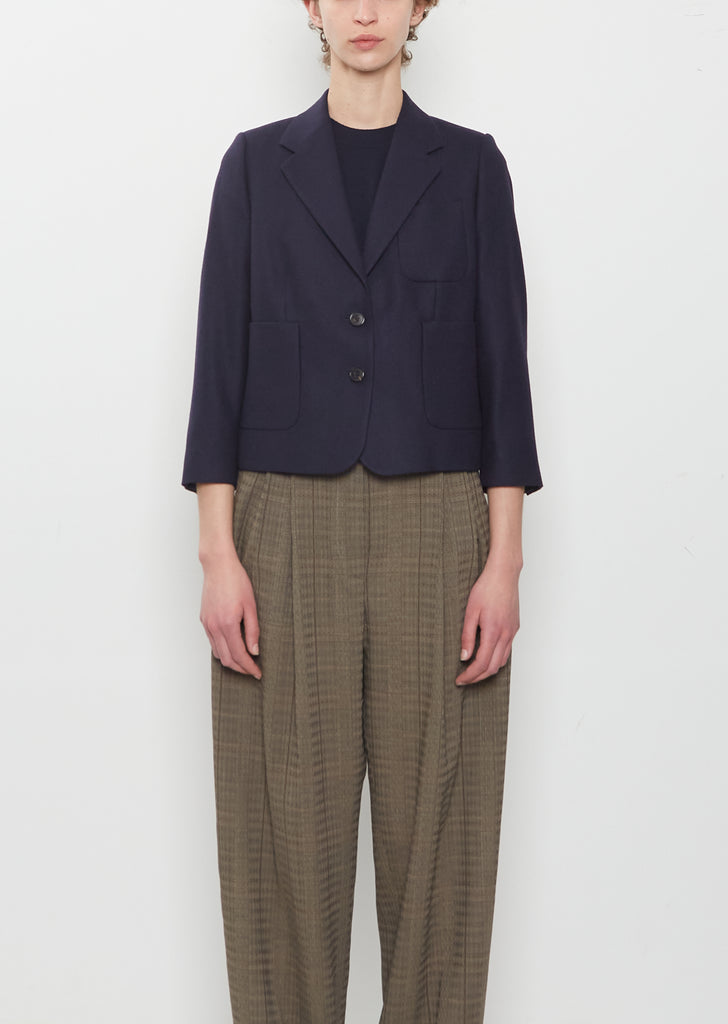 Bamis Wool Jacket — Navy