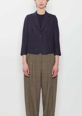 Bamis Wool Jacket — Navy