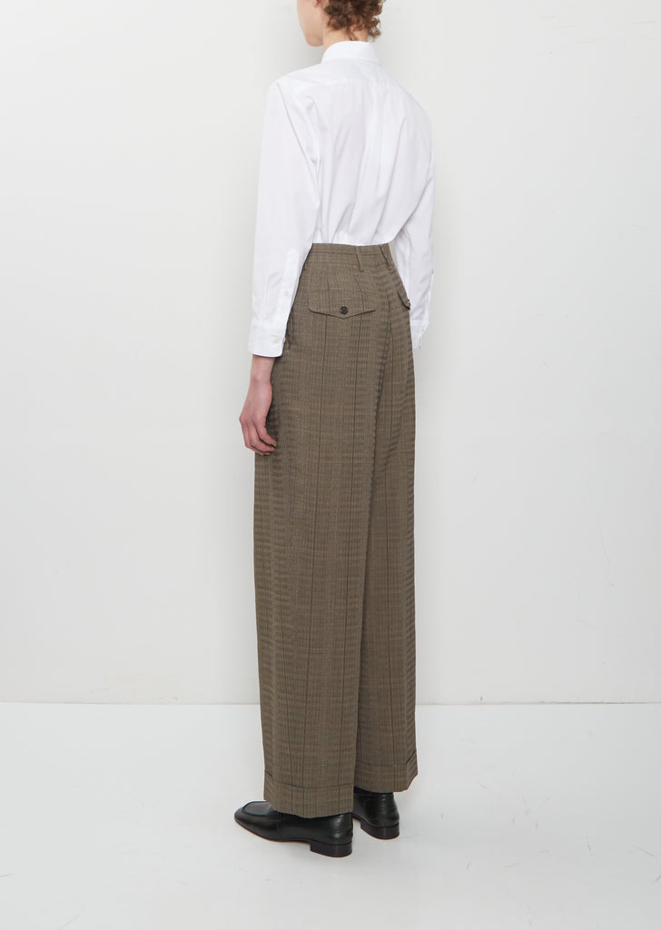 Partan Wool Crepe Pants
