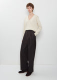 Partan Wool Pants — Dark Brown