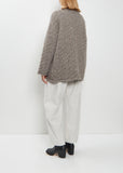 Alpaca Wool Cable Cardigan