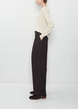 Partan Wool Pants — Dark Brown