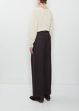 Partan Wool Pants — Dark Brown