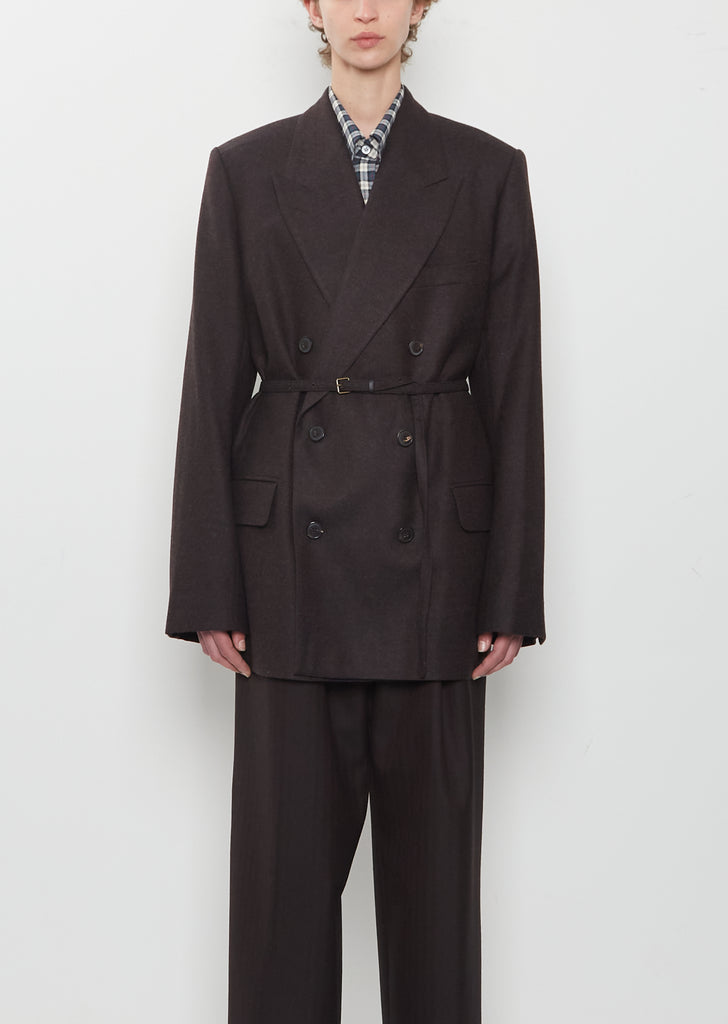 Bossy Wool Flannel Jacket
