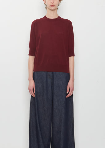 Tuan Merino Wool Sweater — Wine