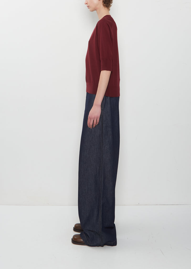 Tuan Merino Wool Sweater — Wine