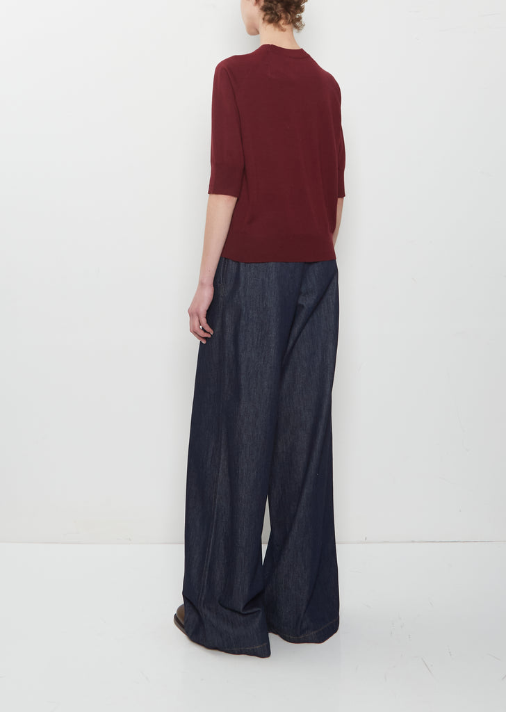 Tuan Merino Wool Sweater — Wine