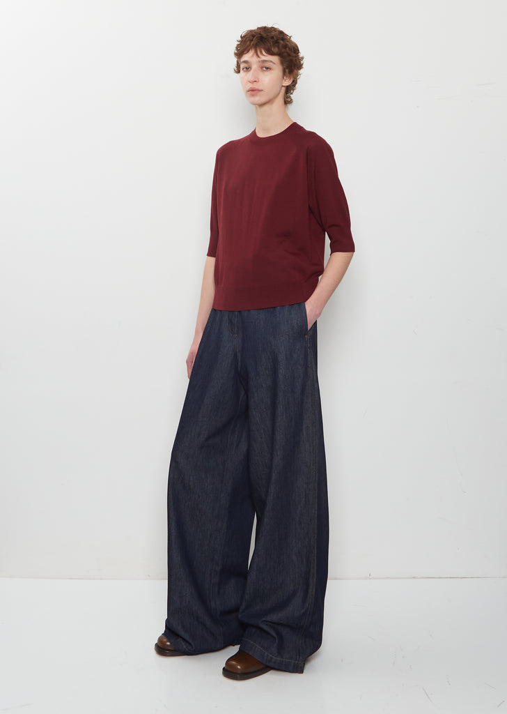 Tuan Merino Wool Sweater — Wine