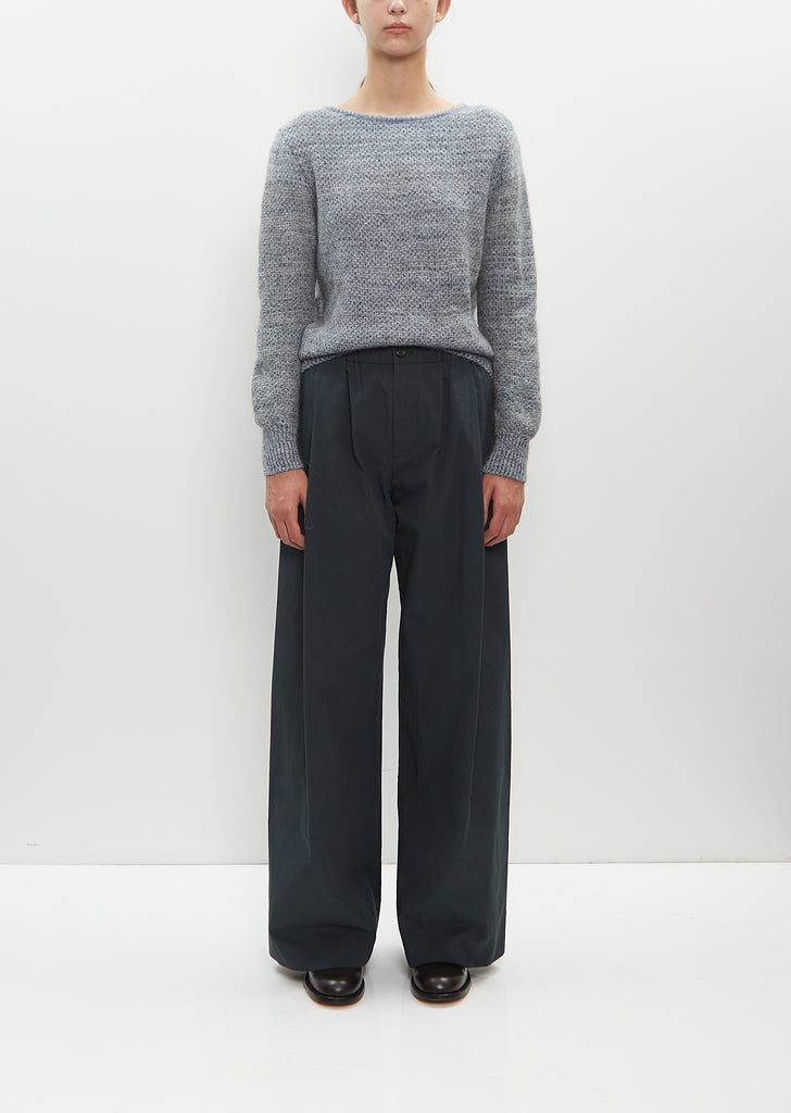 Cotton Poplin Major Tailored Trousers