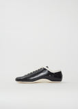 Leather Lace-Up Trainer