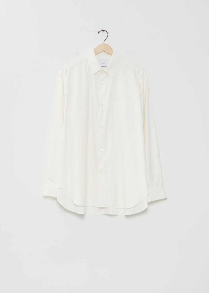 Pima Cotton Oversized Regular Collar Shirt