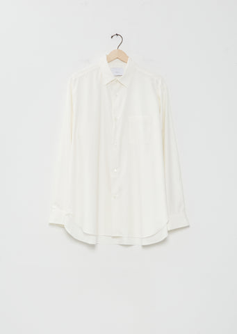 Pima Cotton Oversized Regular Collar Shirt