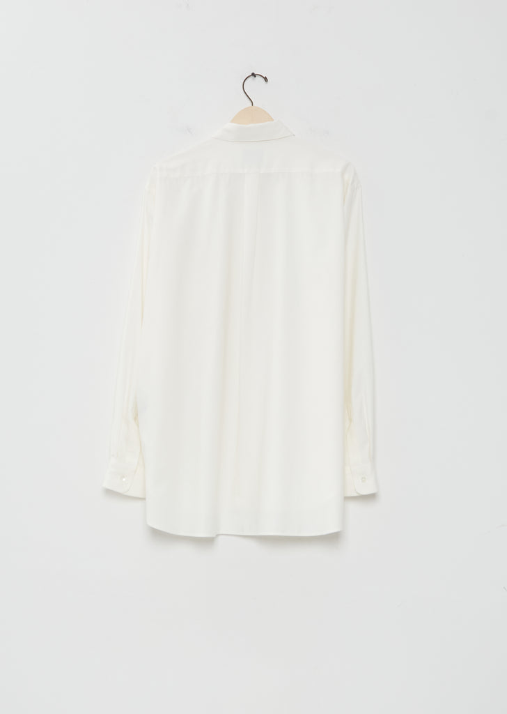 Pima Cotton Oversized Regular Collar Shirt