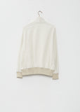 Cotton Silk Back Gabardine Harrington Jacket
