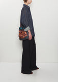 Scarf Bag, Small — Brown