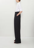 Peacha Wool Pants — Black