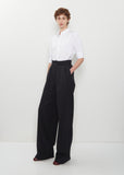 Peacha Wool Pants — Black