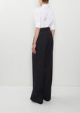 Peacha Wool Pants — Black