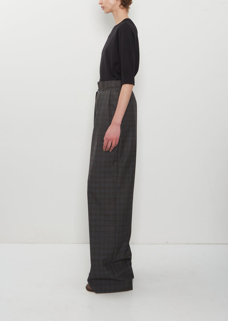 Peacha Wool Pants — Brown