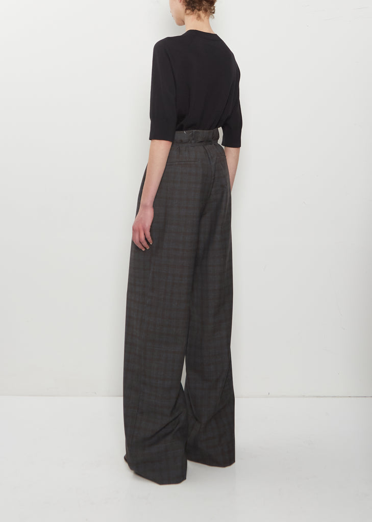 Peacha Wool Pants — Brown