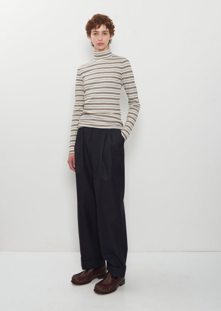 Hetala Ribbed Turtleneck Sweater