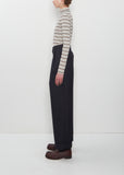 Partan Wool Pants — Navy