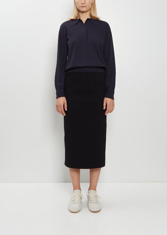 Geo Petra Stretch Cotton Skirt