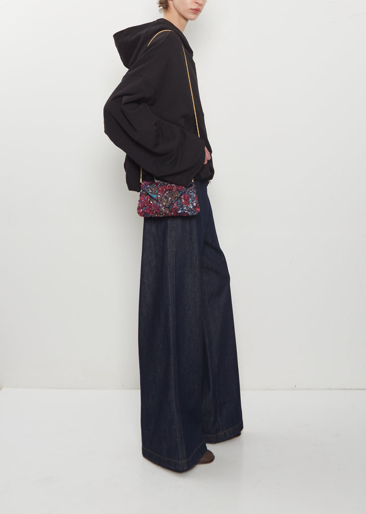 Blossom Embellished Clutch Bag