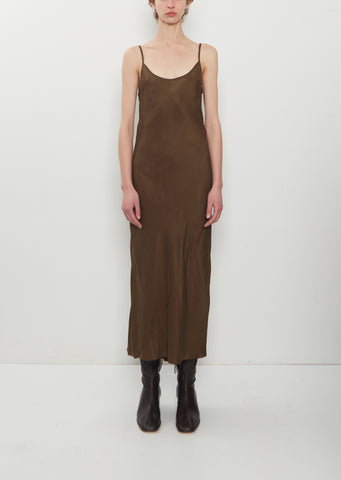 Bias Dress — Olive