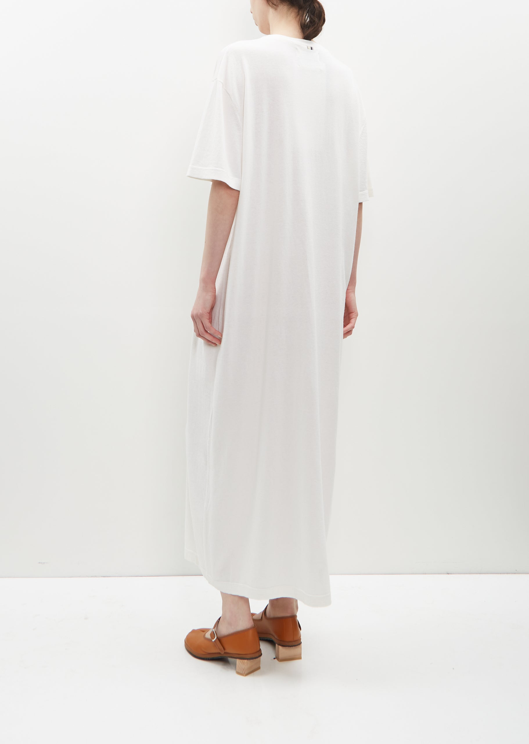 white cashmere dress n°321 Kris Cotton-Cashmere Dress – La Garçonne
