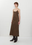 Bias Dress — Olive